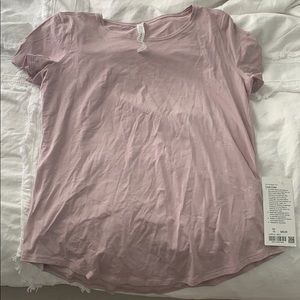 Lululemon “love crew” lilac t shirt
